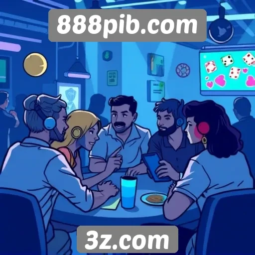 Comunidade de jogadores no 888pib e suas interações